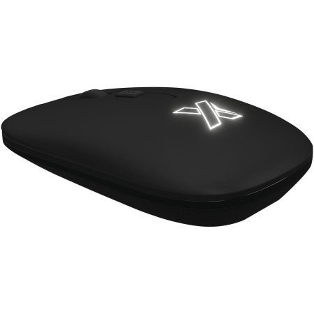 Souris sans fil antibactérienne SCX.design O22 avec logo lumineux