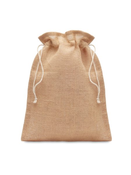 Petit sac cadeau en jute