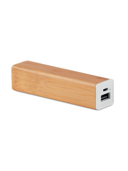 Powerbank bambou 2200 mAh