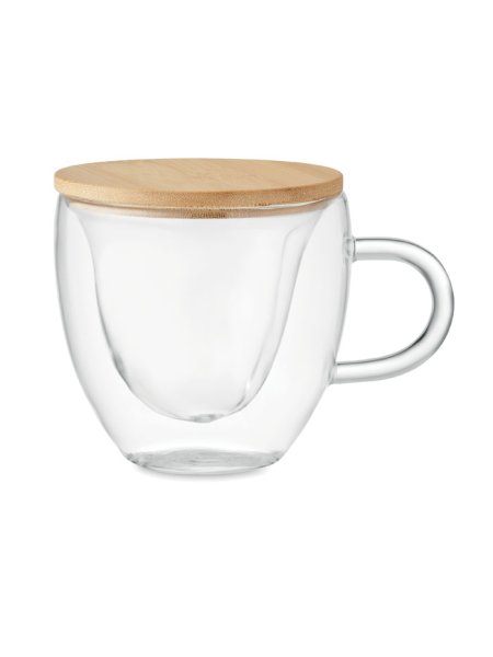 Tasse borosilicaté double paroi