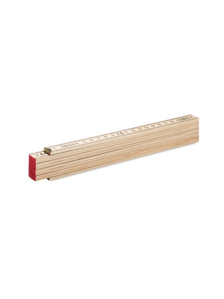 Règle de charpentier en bois 2m