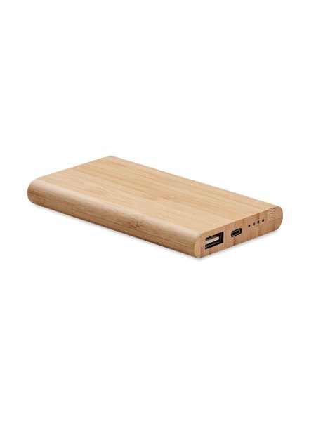 Powerbank bambou de 4000 mAh