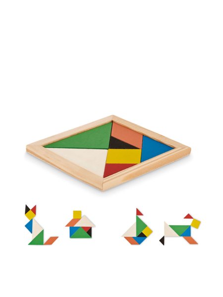 Puzzle Tangram en bois