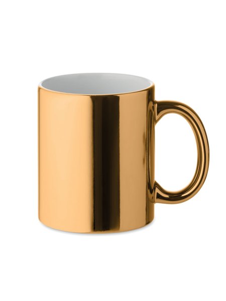 Tasse en céramique métalisée