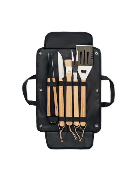 5 outils BBQ dans une pochette