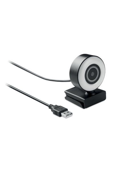 Webcam HD 1080P et lumière