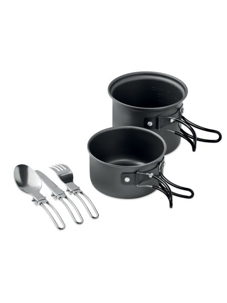 Casseroles camping et couverts