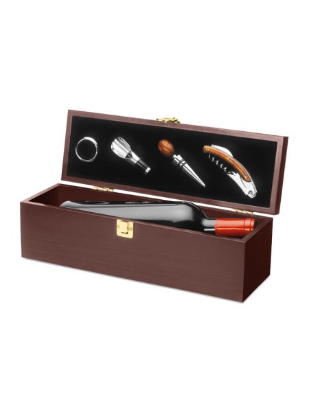 Coffret à vin en bois