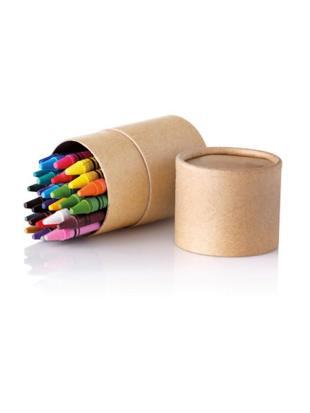 Etui 30 crayons cire